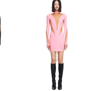 Mugler and H&M dress